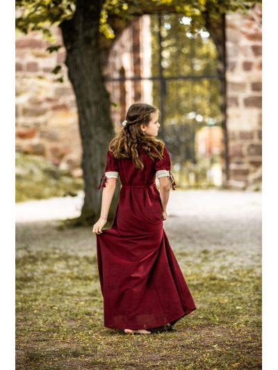 Trollfelsen Mittelalter Gewandung Leonardo Carbone Kinderkleid Prinzessin Denise Rot Natur6 Trollfelsen Mittelalter Gewandung Leonardo Carbone Kinderkleid Prinzessin Denise Rot Natur6